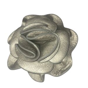 PROJECT: Pewter Leather Flower Bag Charm